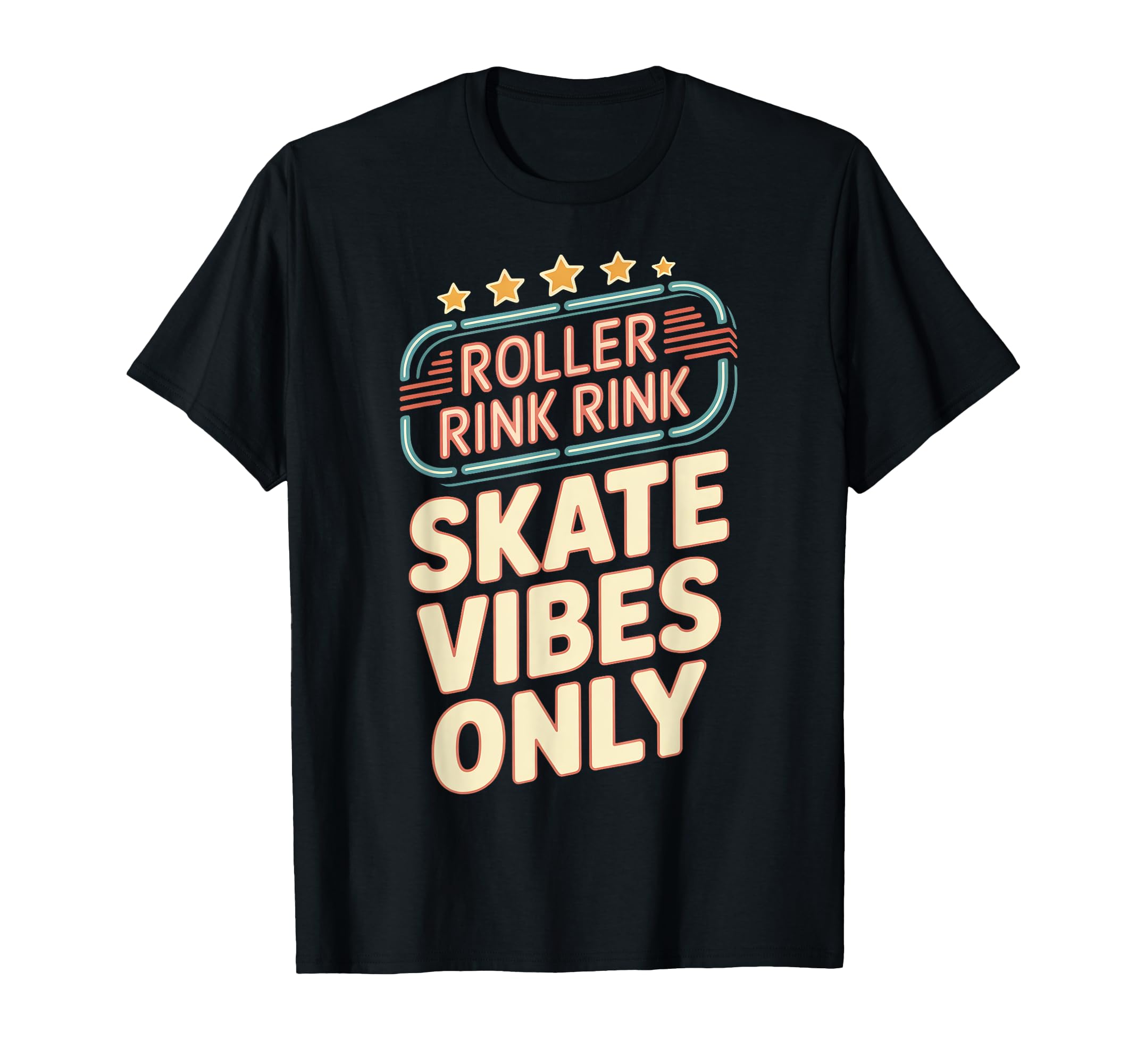 Roller Rink Vibes T-Shirt - Trendy Graphic for Adults - T-Shirt, Sweatshirt, Hoodie