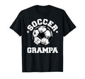 Soccer Grampa Soccer Ball Distressed T-Shirt - Custom Art Print Unisex - T-Shirt, Sweatshirt, Hoodie