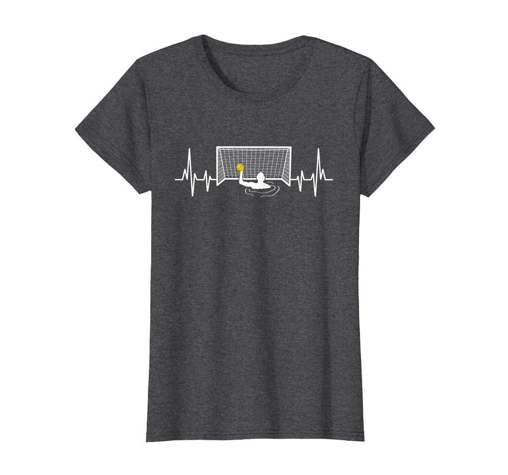 Water Polo Player Pulse Heartbeat Goalie T-Shirt - Unique Graphic Unisex - T-Shirt, Sweatshirt, Hoodie