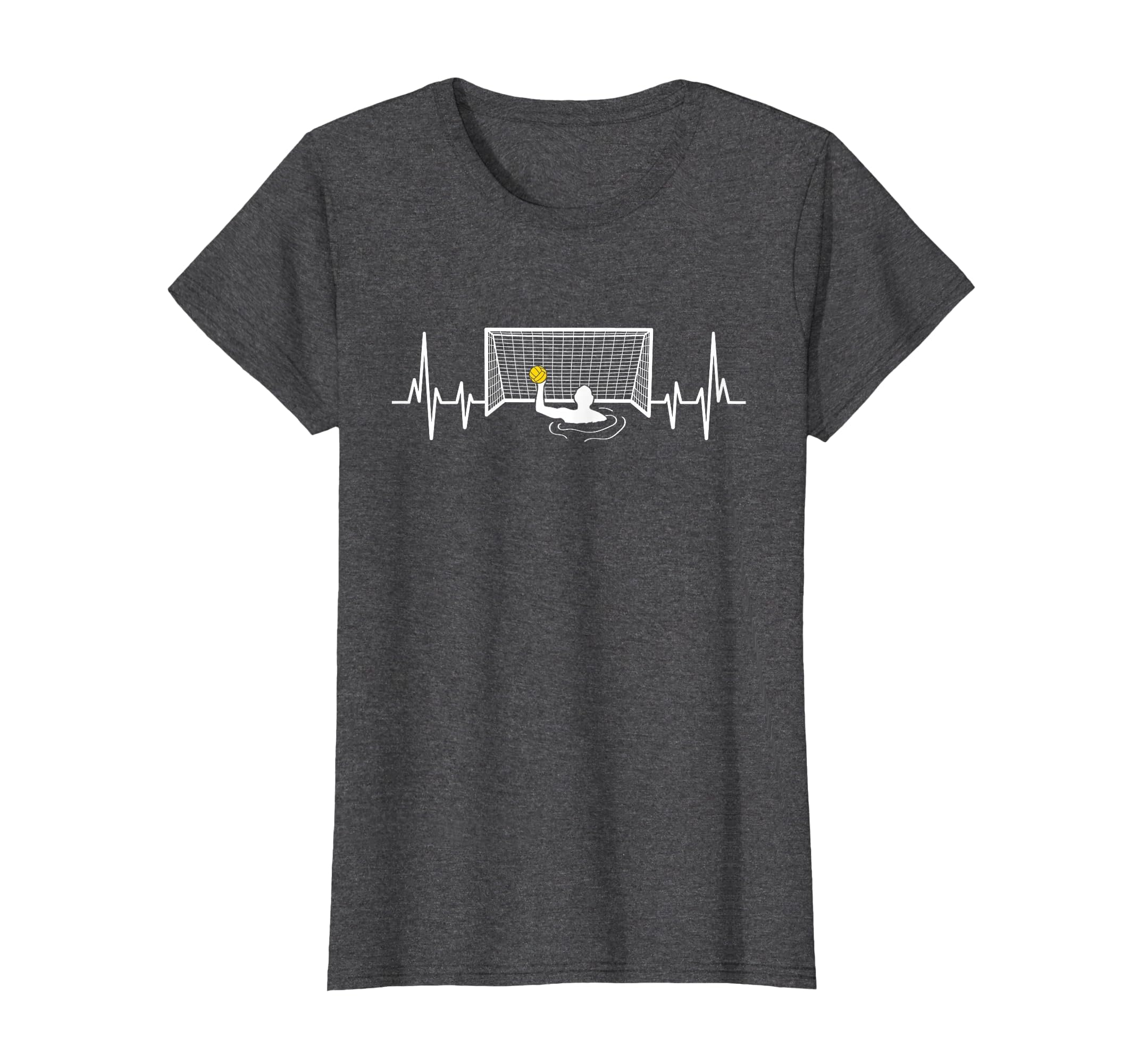 Water Polo Player Pulse Heartbeat Goalie T-Shirt - Unique Graphic Unisex - T-Shirt, Sweatshirt, Hoodie