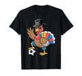 Soccer Thanksgiving Dabbing Turkey T-Shirt - Minimalist Print Men Women - T-Shirt, Sweatshirt, Hoodie