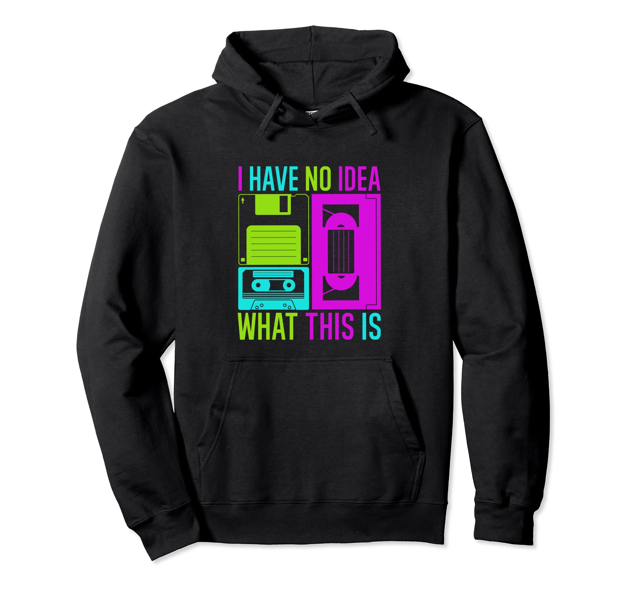 I Have No What This Is Video Cassette Hoodie - Minimalist Print Men Women - T-Shirt, Sweatshirt, Hoodie