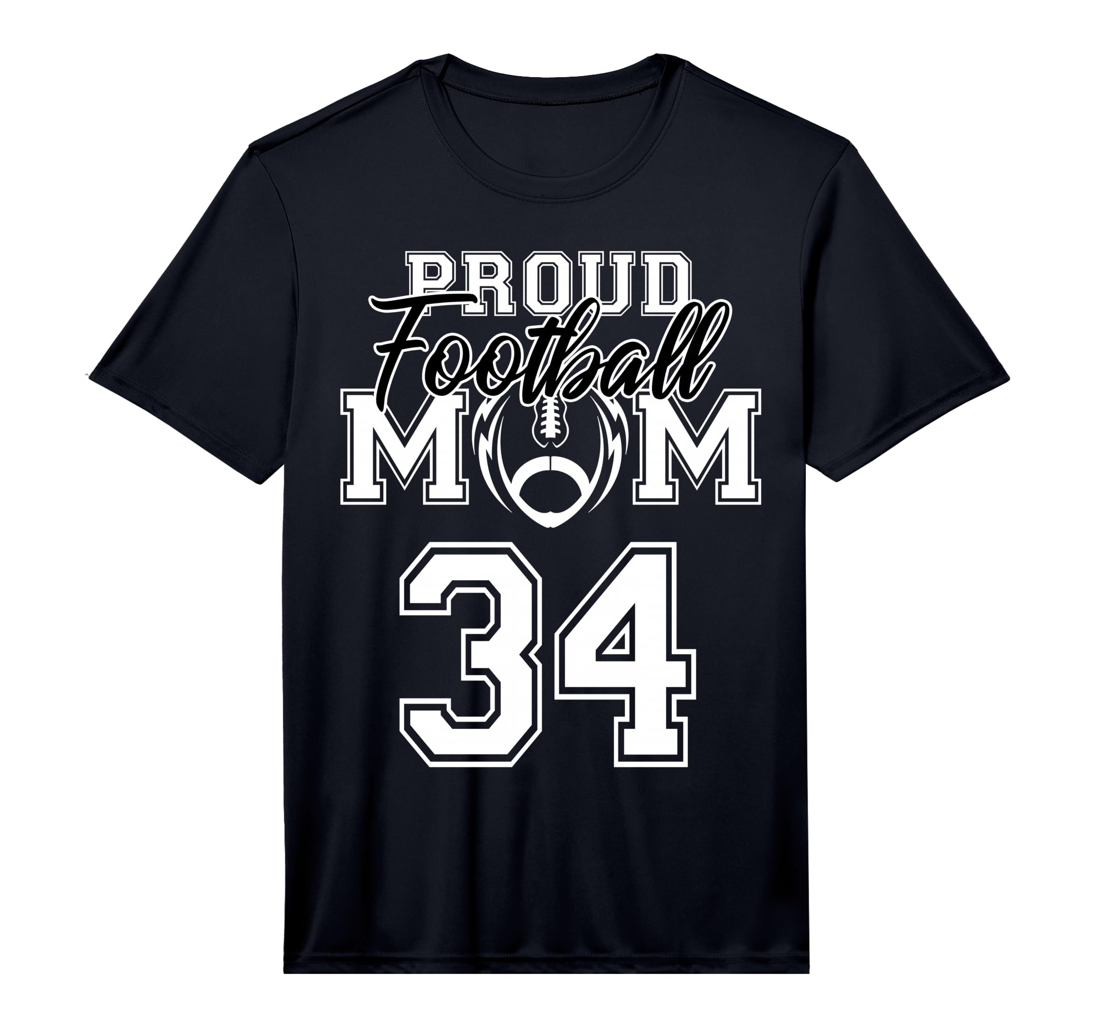 Custom Proud Football Mother Number T-Shirt - Aesthetic Graphic for Adults - T-Shirt, Sweatshirt, Hoodie