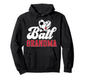 Ball Grandma Heart Soccer Volleyball Hoodie - Fun Novelty Design Unisex - T-Shirt, Sweatshirt, Hoodie