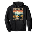 Mount Denali National Park Hoodie - Custom Art Print Men Women - T-Shirt, Sweatshirt, Hoodie