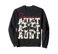 Soccer Aunt Funny Coquette Bow Sweatshirt - Graphic Print for Adults - T-Shirt, Sweatshirt, Hoodie