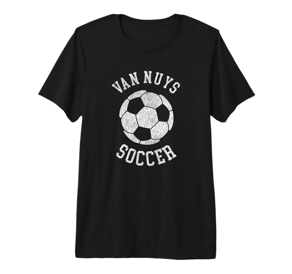 Van Nuys Soccer Distressed 90S Tri T-Shirt - Aesthetic Graphic for Adults - T-Shirt, Sweatshirt, Hoodie