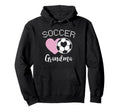 Soccer Grandma Love Heart Nana Granny Hoodie - Aesthetic Graphic Men Women - T-Shirt, Sweatshirt, Hoodie