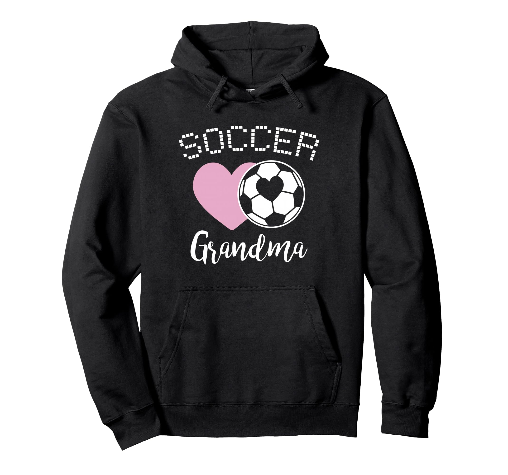 Soccer Grandma Love Heart Nana Granny Hoodie - Aesthetic Graphic Men Women - T-Shirt, Sweatshirt, Hoodie