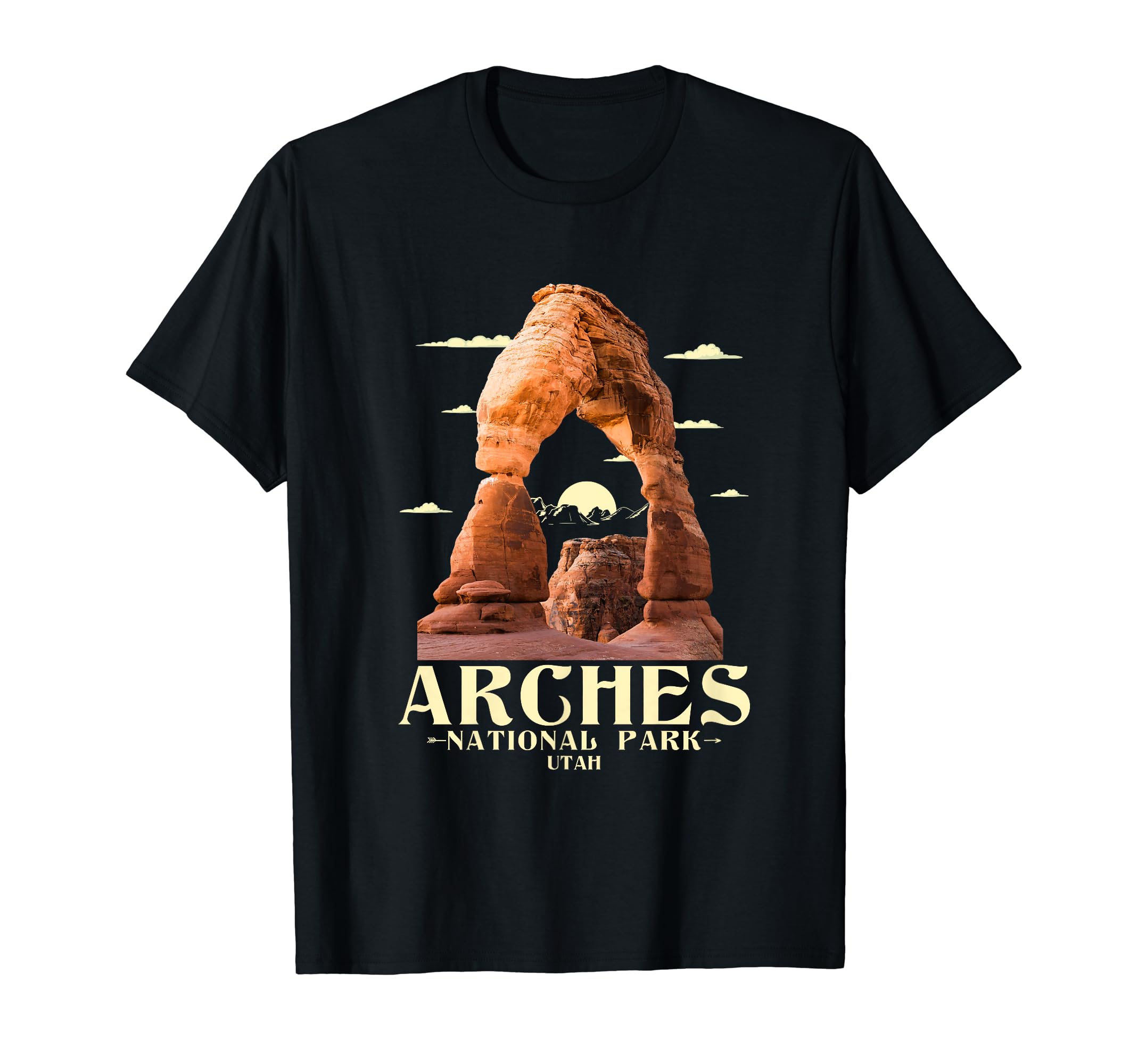Arches National Park Hiking Camping T-Shirt - Unique Graphic Men Women - T-Shirt, Sweatshirt, Hoodie