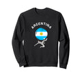 Football Goal Argentina Flag World Sweatshirt - Aesthetic Graphic Unisex - T-Shirt, Sweatshirt, Hoodie