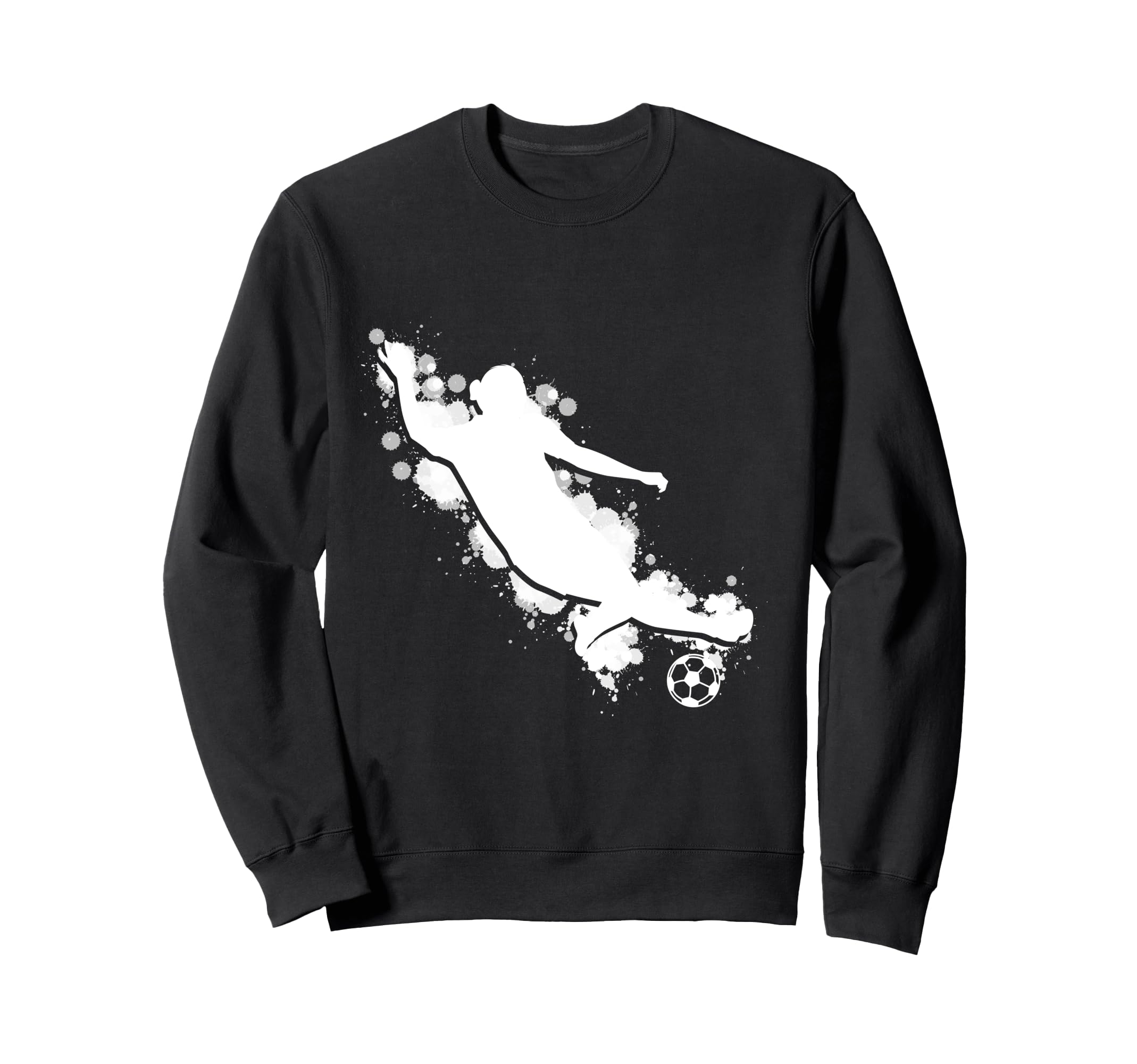 Soccer Silhouette Sweatshirt - Fun Novelty Design for Adults - T-Shirt, Sweatshirt, Hoodie