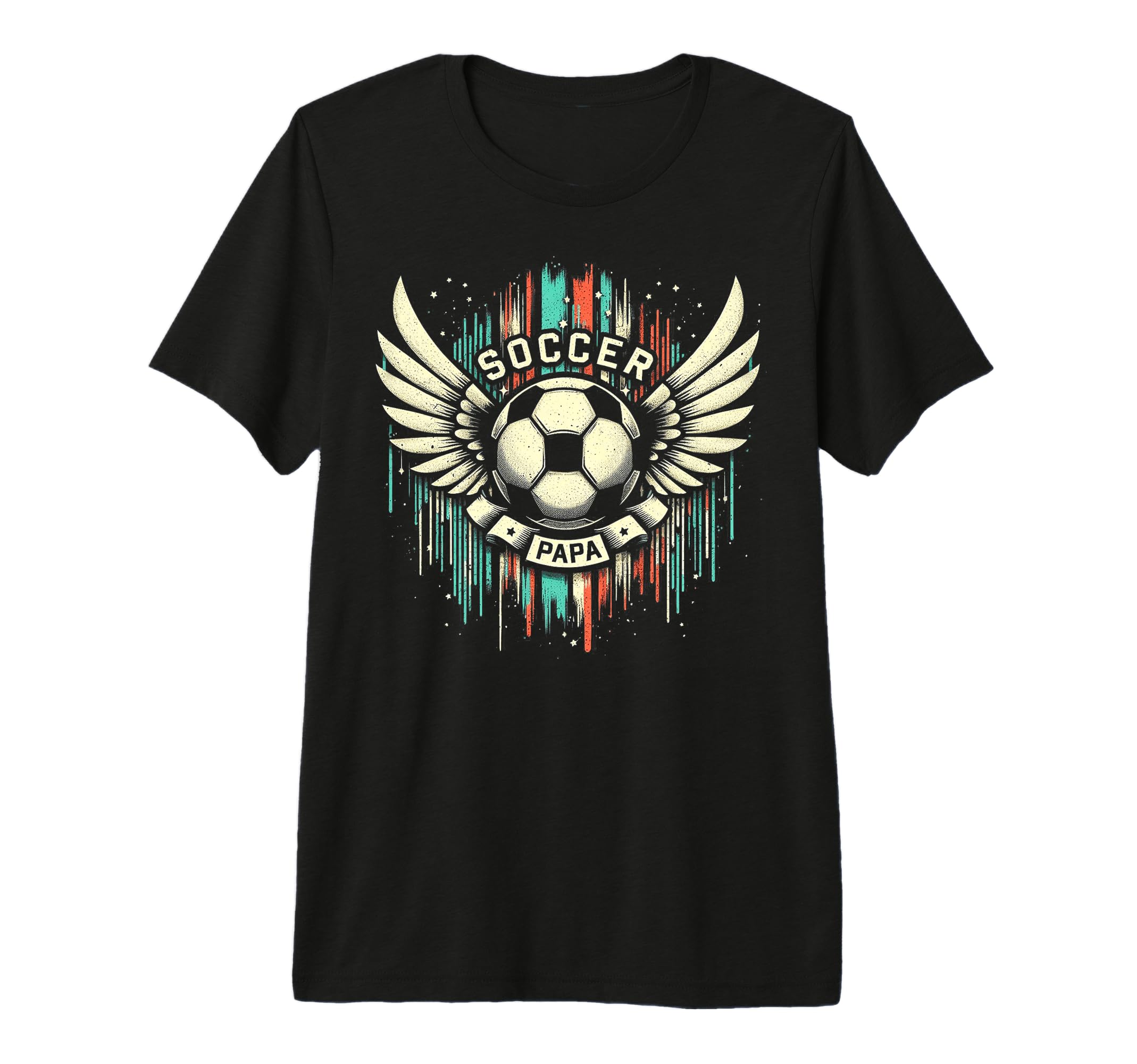 Soccer Papa Family Matching Dad Fathers T-Shirt - Unique Graphic Unisex - T-Shirt, Sweatshirt, Hoodie
