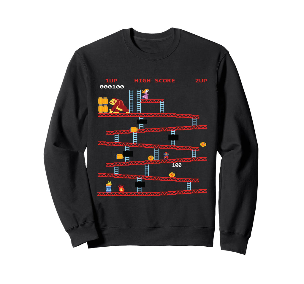 Gaming Arcade Video Game Console Sweatshirt - Streetwear Style Men Women - T-Shirt, Sweatshirt, Hoodie