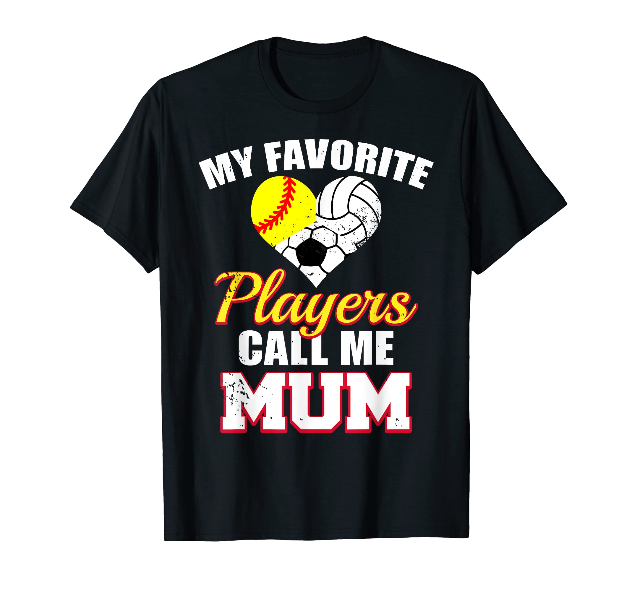 My Favorite Players Softball T-Shirt - Custom Art Print Men Women - T-Shirt, Sweatshirt, Hoodie