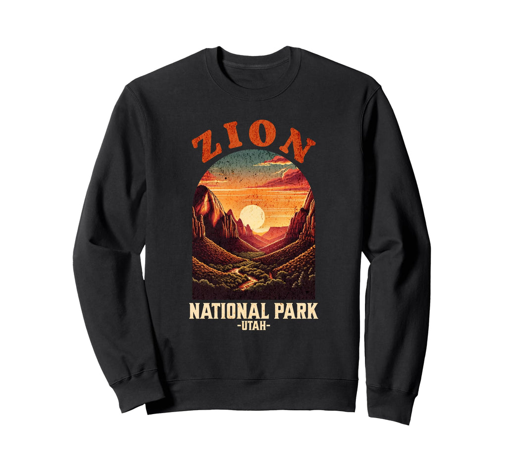 Zion National Park Utah Usa 1919 Sweatshirt - Novelty Apparel Men Women - T-Shirt, Sweatshirt, Hoodie