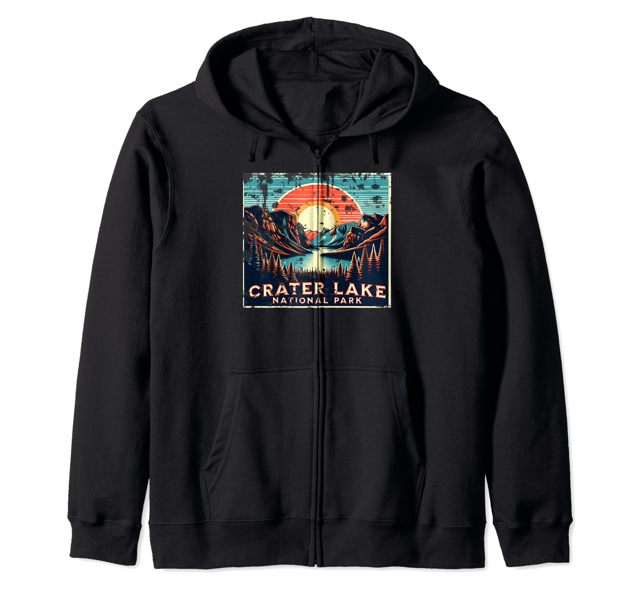 Crater Lake National Park Oregon Sweatshirt - Fun Novelty Design Men Women - T-Shirt, Sweatshirt, Hoodie