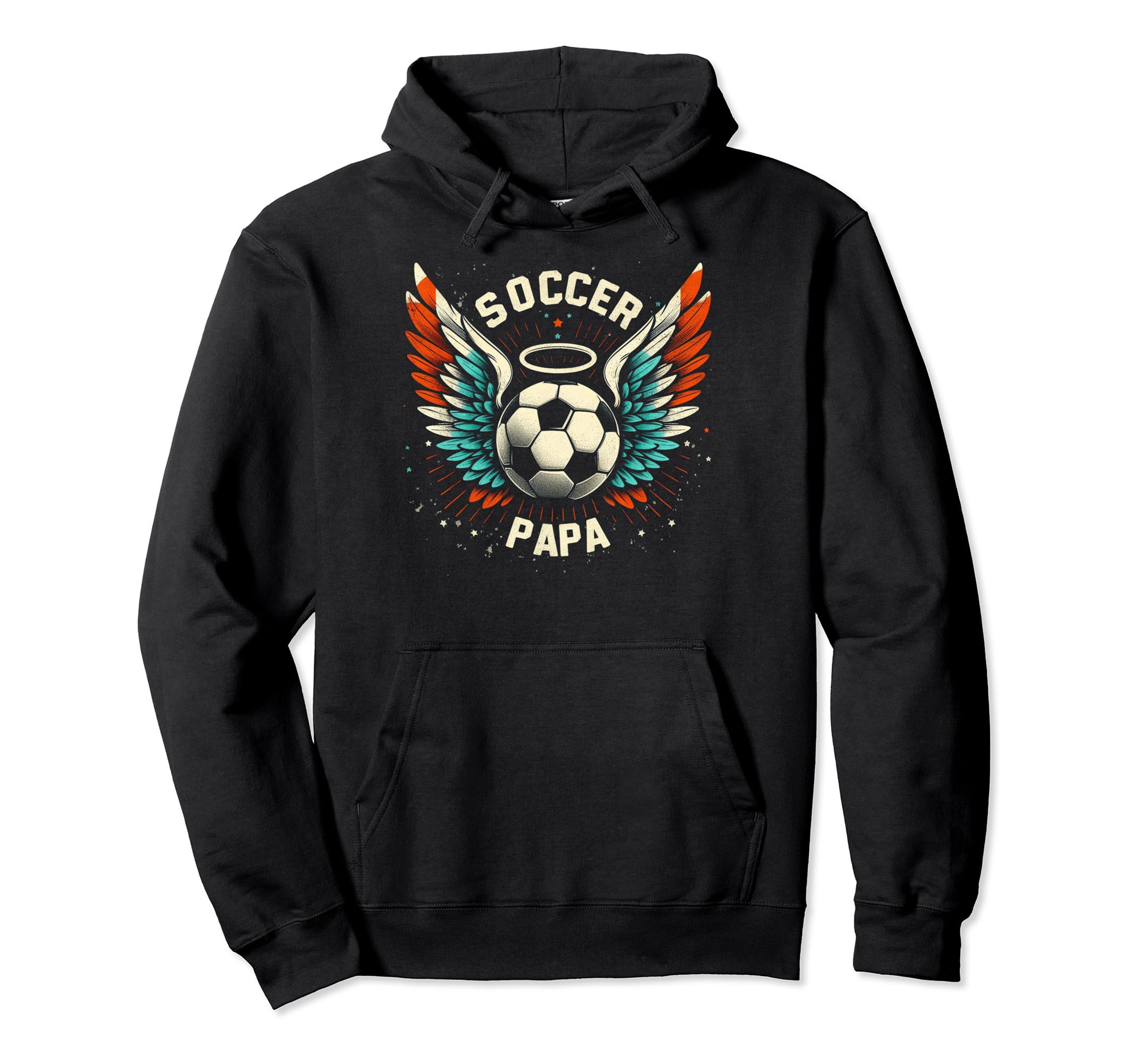 Soccer Papa Family Matching Dad Fathers Hoodie - Streetwear Style Unisex - T-Shirt, Sweatshirt, Hoodie