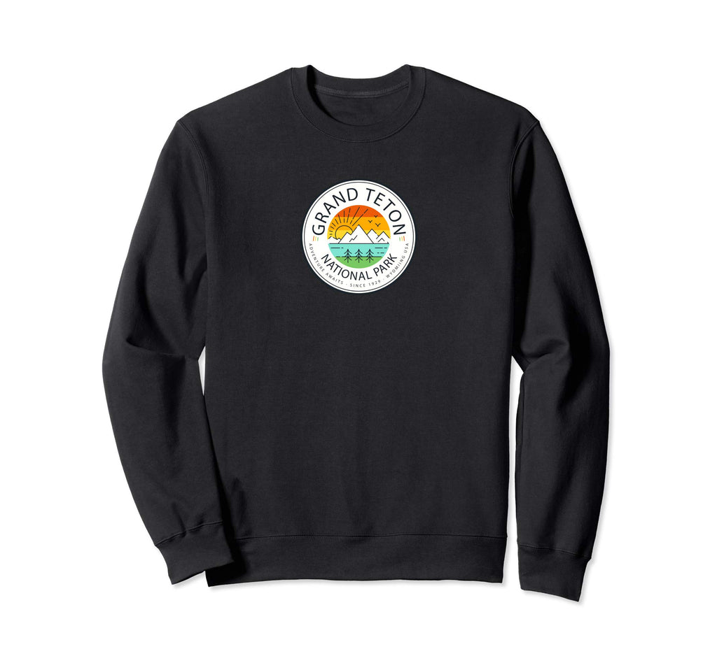 Grand Teton National Park Sweatshirt - Aesthetic Graphic for Adults - T-Shirt, Sweatshirt, Hoodie