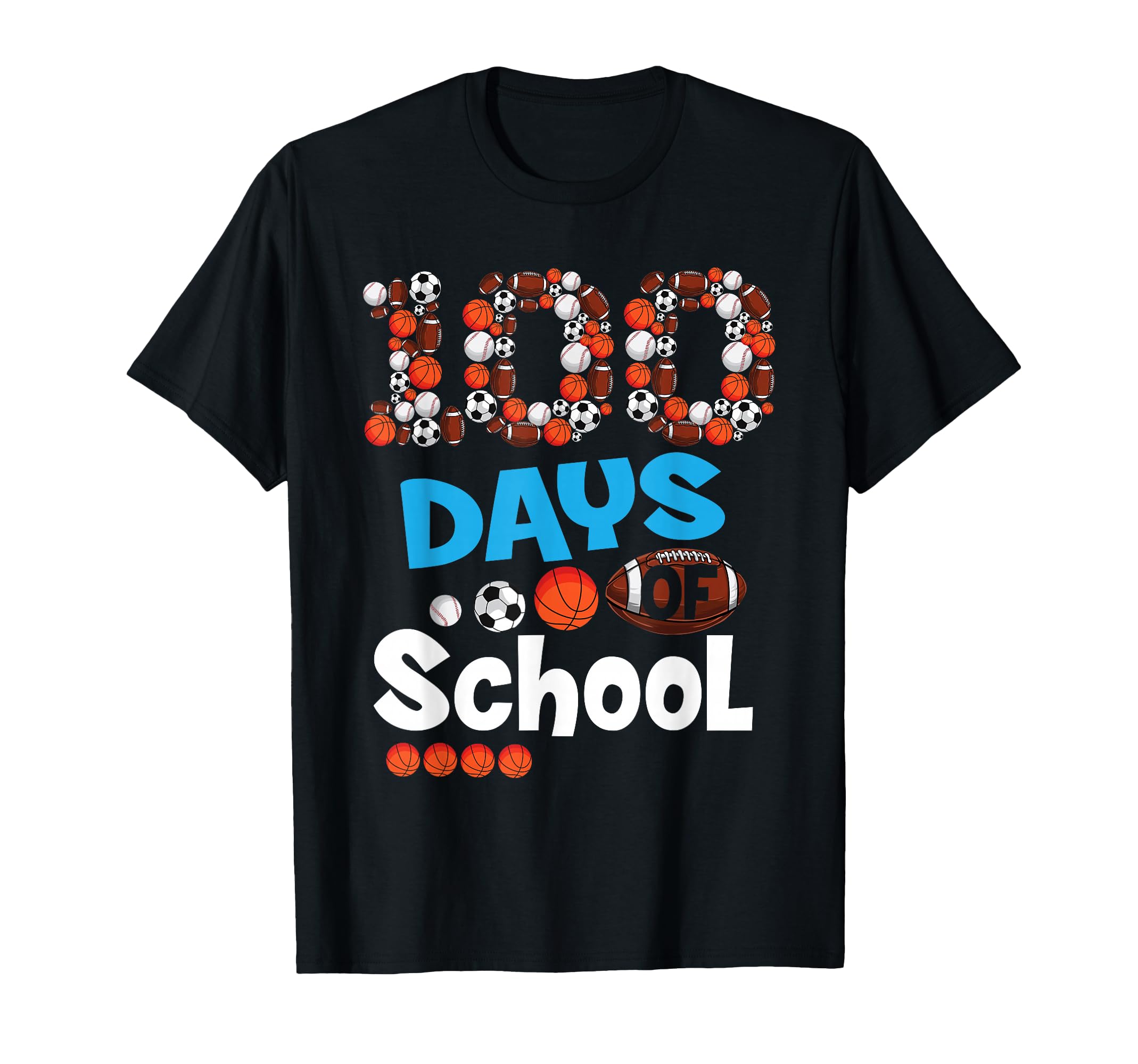 100Th Days School Baseball T-Shirt - Casual Everyday Wear Unisex - T-Shirt, Sweatshirt, Hoodie