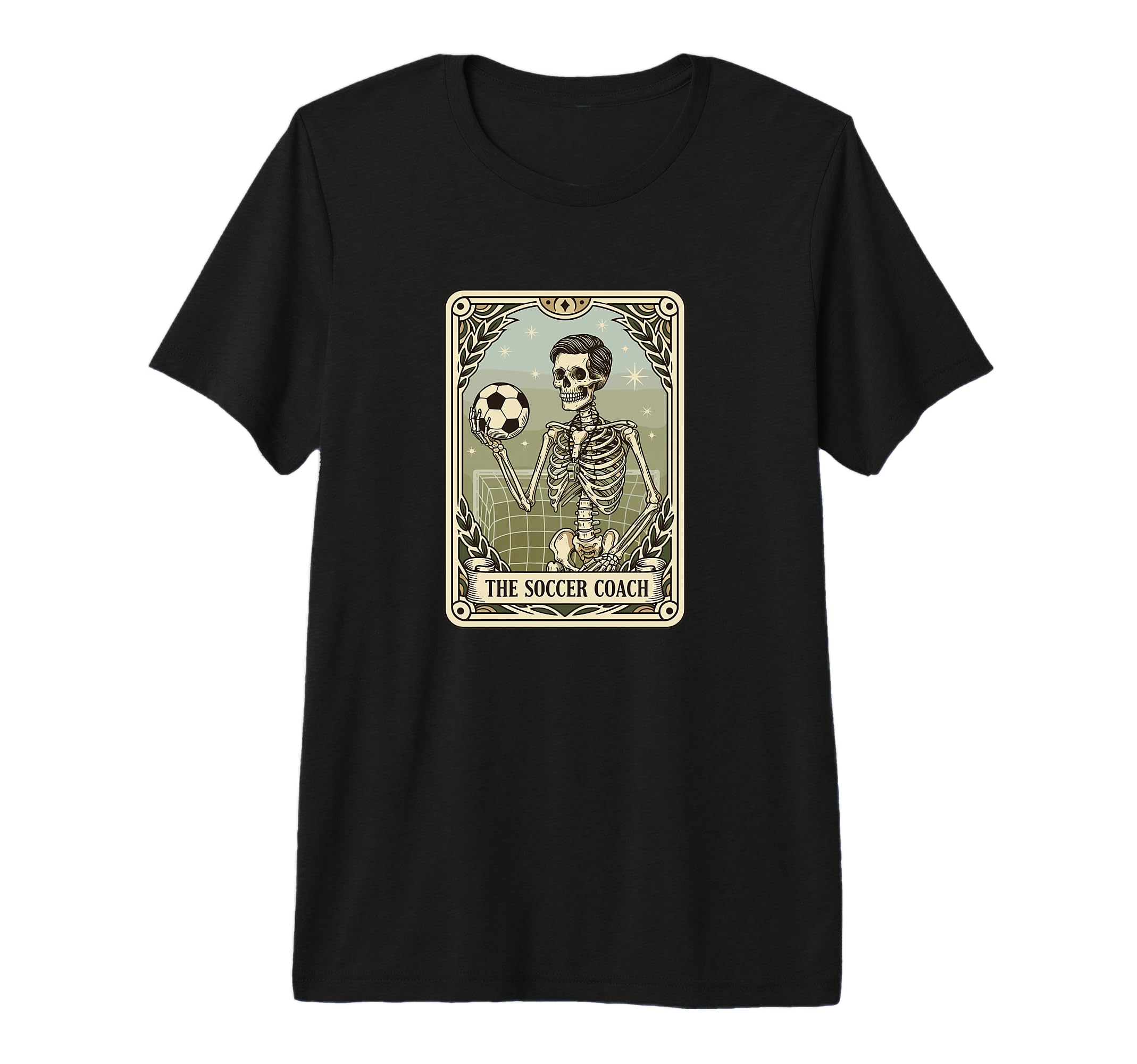 Skeleton Soccer Trainer Tri Blend T-Shirt - Fun Novelty Design Unisex - T-Shirt, Sweatshirt, Hoodie