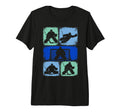 Ice Hockey Goalkeeper Tri Blend T-Shirt - Aesthetic Graphic Unisex - T-Shirt, Sweatshirt, Hoodie
