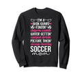 Im Soccer Mom Soccer Player Mother Sweatshirt - Unique Graphic Men Women - T-Shirt, Sweatshirt, Hoodie