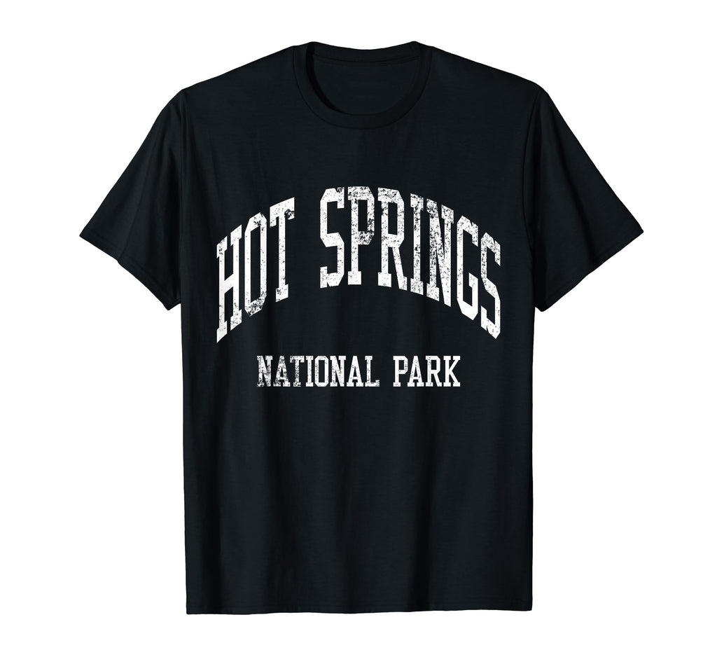 Hot Springs National Park 70S College T-Shirt - Novelty Apparel Men Women - T-Shirt, Sweatshirt, Hoodie