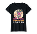 Just Who Loves Soccer Soccer Outfit T-Shirt - Minimalist Print Men Women - T-Shirt, Sweatshirt, Hoodie