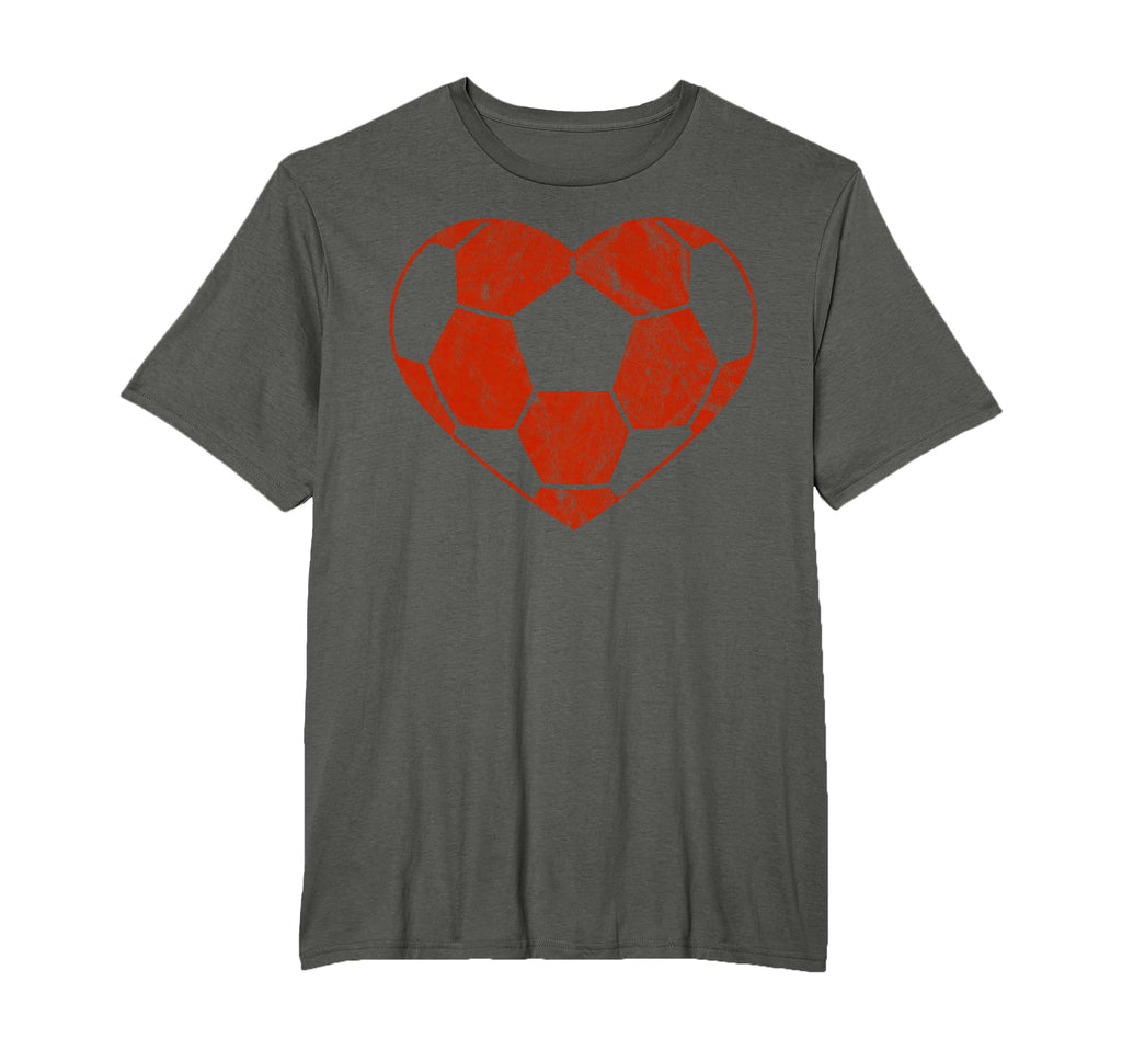 Football Heart Gift Soccer Player T-Shirt - Novelty Apparel for Adults - T-Shirt, Sweatshirt, Hoodie
