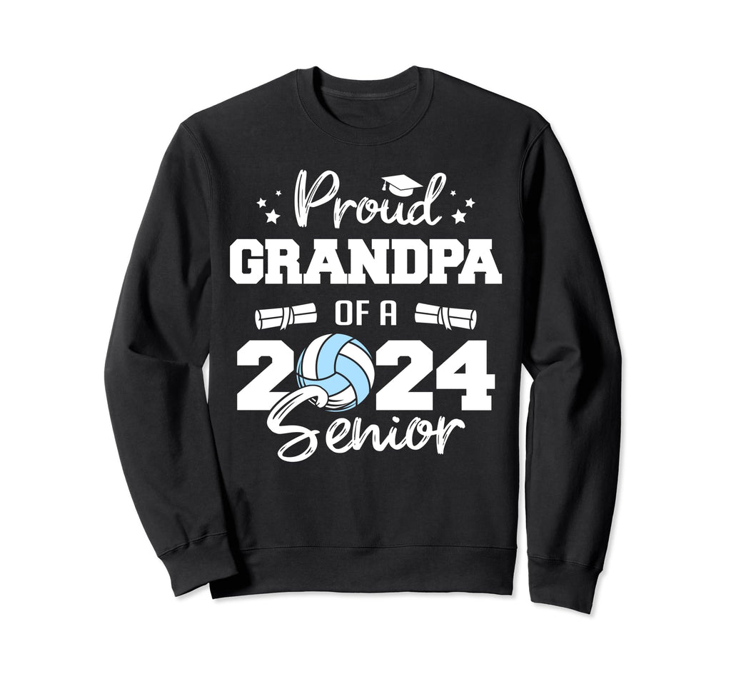 Proud Grandpa 2024 Senior Funny Sweatshirt - Trendy Graphic Men Women - T-Shirt, Sweatshirt, Hoodie