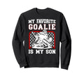 Proud Hockey Keeper Mom Ice Hockey Sweatshirt - Aesthetic Graphic Unisex - T-Shirt, Sweatshirt, Hoodie