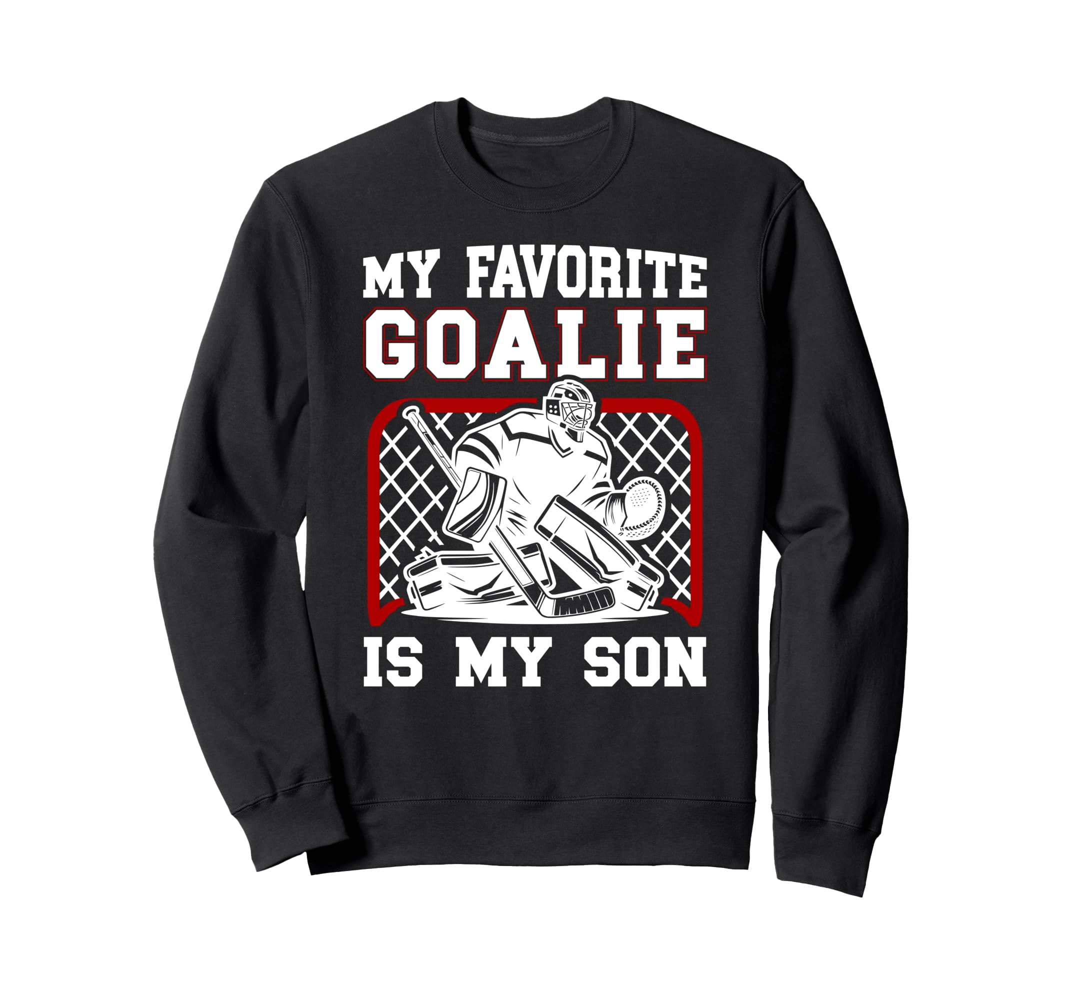 Proud Hockey Keeper Mom Ice Hockey Sweatshirt - Aesthetic Graphic Unisex - T-Shirt, Sweatshirt, Hoodie