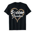 Proud Soccer Grandma Leopard Heart T-Shirt - Streetwear Style Men Women - T-Shirt, Sweatshirt, Hoodie