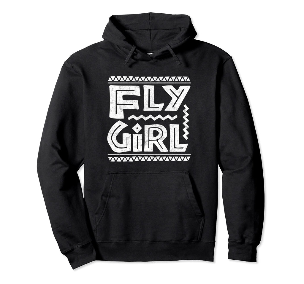 Fly 80S 90S Old School Distressed B Hoodie - Custom Art Print Men Women - T-Shirt, Sweatshirt, Hoodie