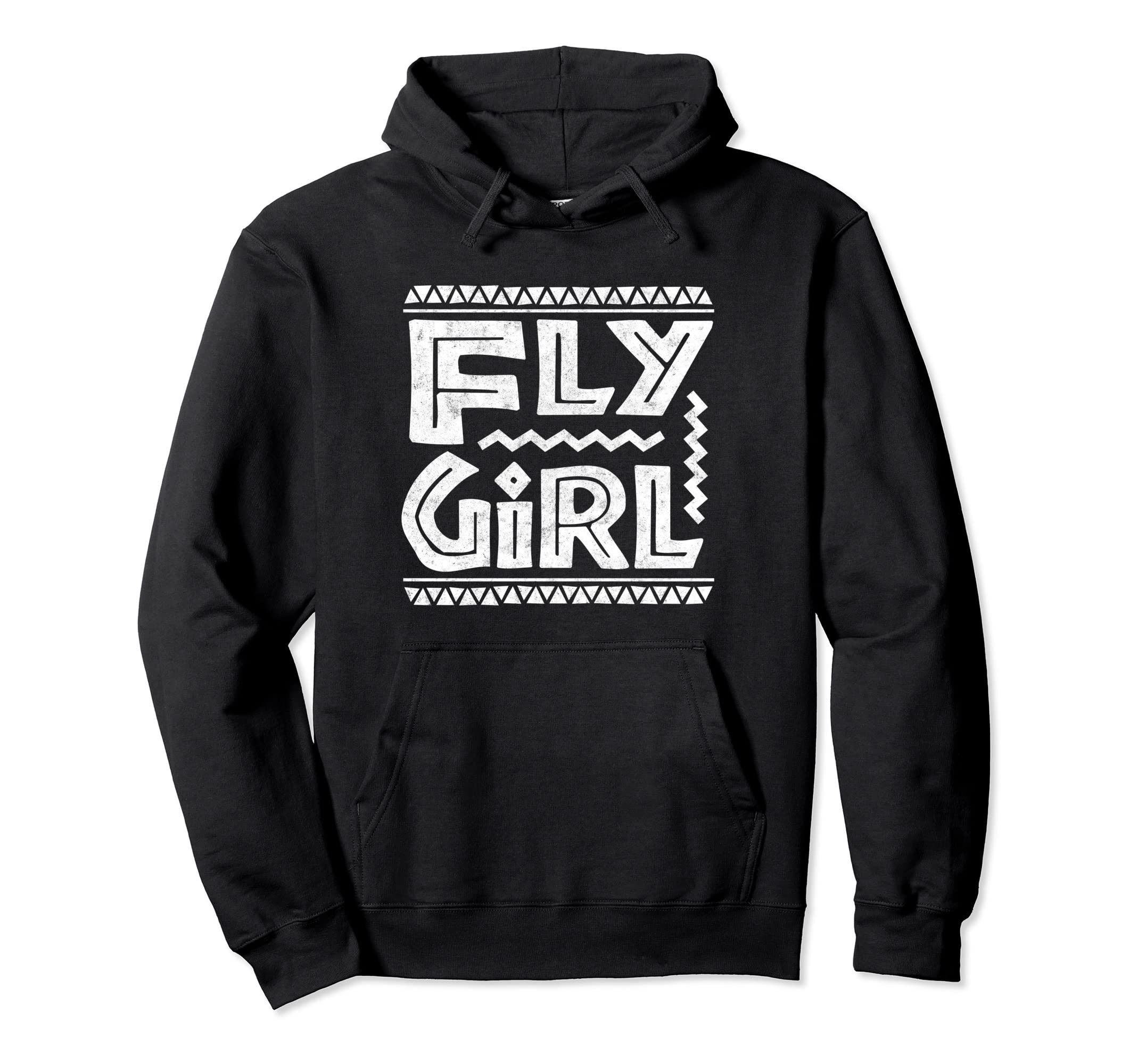 Fly 80S 90S Old School Distressed B Hoodie - Custom Art Print Men Women - T-Shirt, Sweatshirt, Hoodie