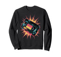 Pop Art Cassette Player Music Sweatshirt - Aesthetic Graphic for Adults - T-Shirt, Sweatshirt, Hoodie