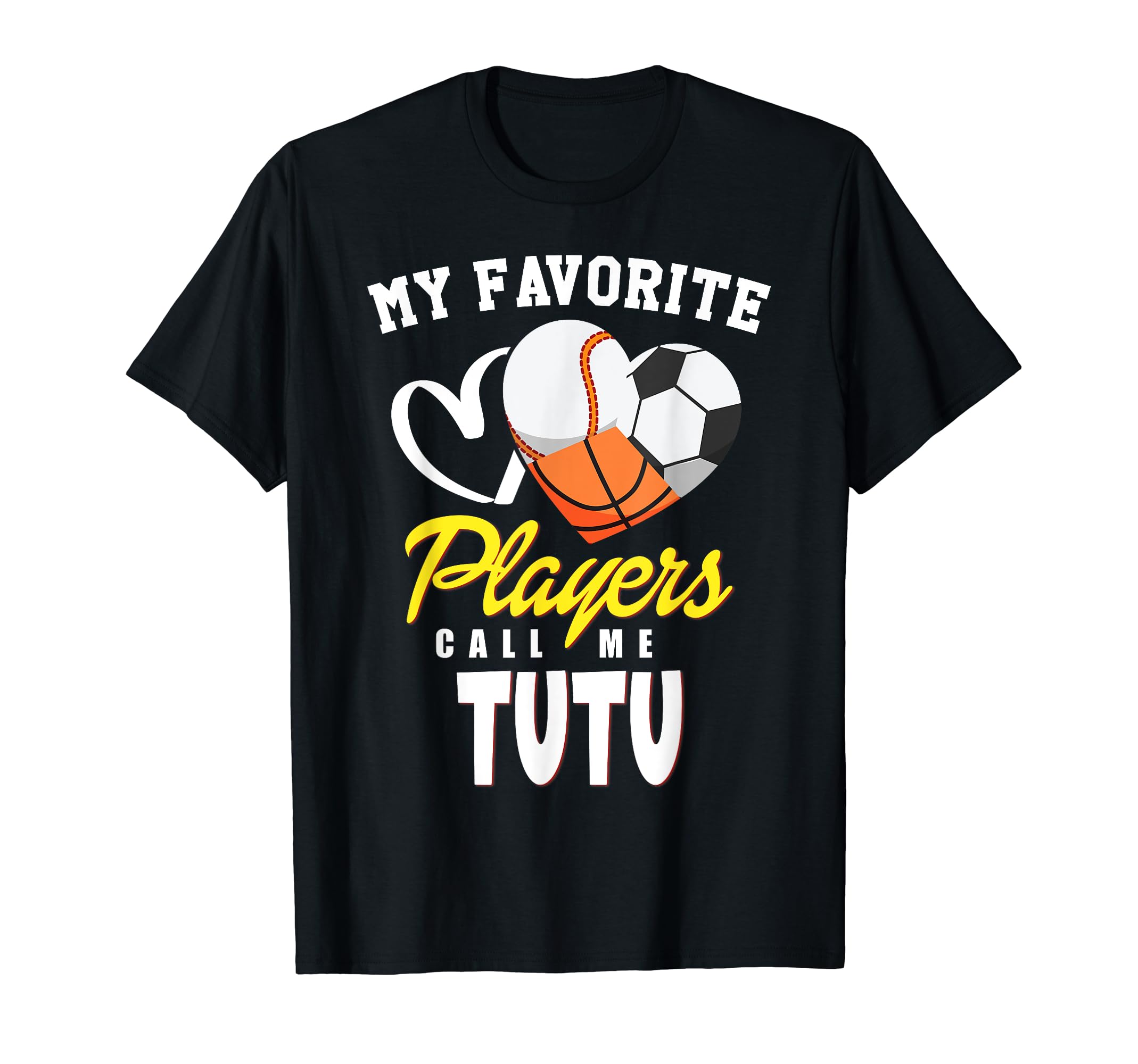 My Favorite Players Baseball Soccer T-Shirt - Graphic Print Unisex - T-Shirt, Sweatshirt, Hoodie