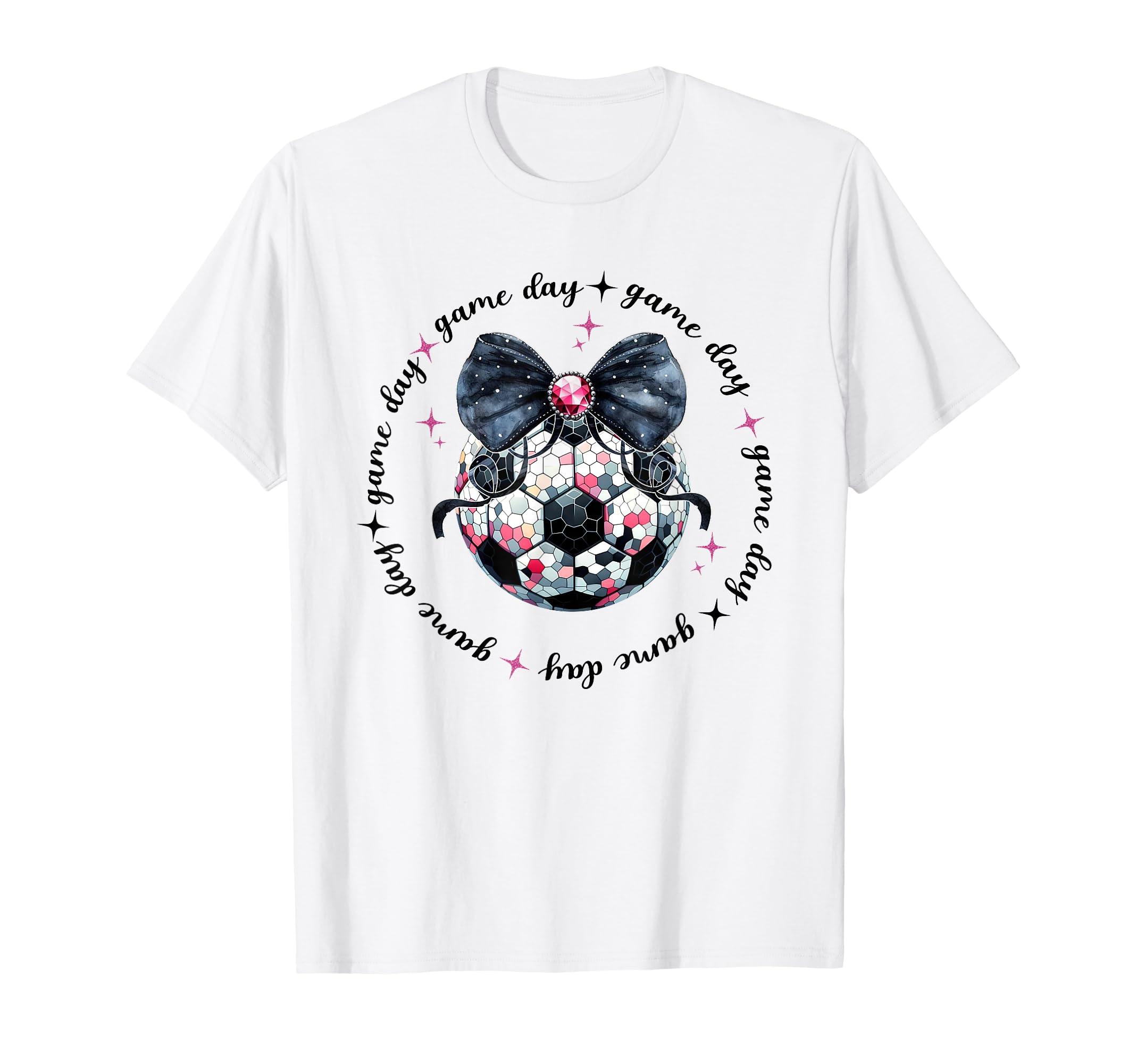 Game Day Soccer Sports Parent Coquette T-Shirt - Novelty Apparel Unisex - T-Shirt, Sweatshirt, Hoodie