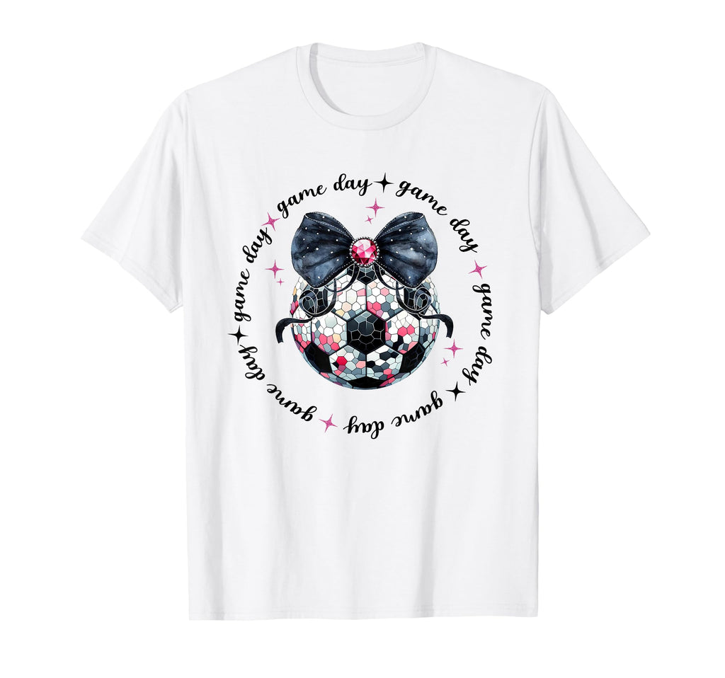Game Day Soccer Sports Parent Coquette T-Shirt - Novelty Apparel Men Women - T-Shirt, Sweatshirt, Hoodie