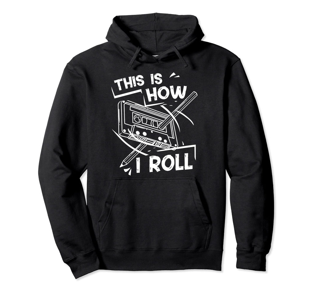 Never Forget Cassette Tape Gift Old School Hoodie - Graphic Print Men Women - T-Shirt, Sweatshirt, Hoodie