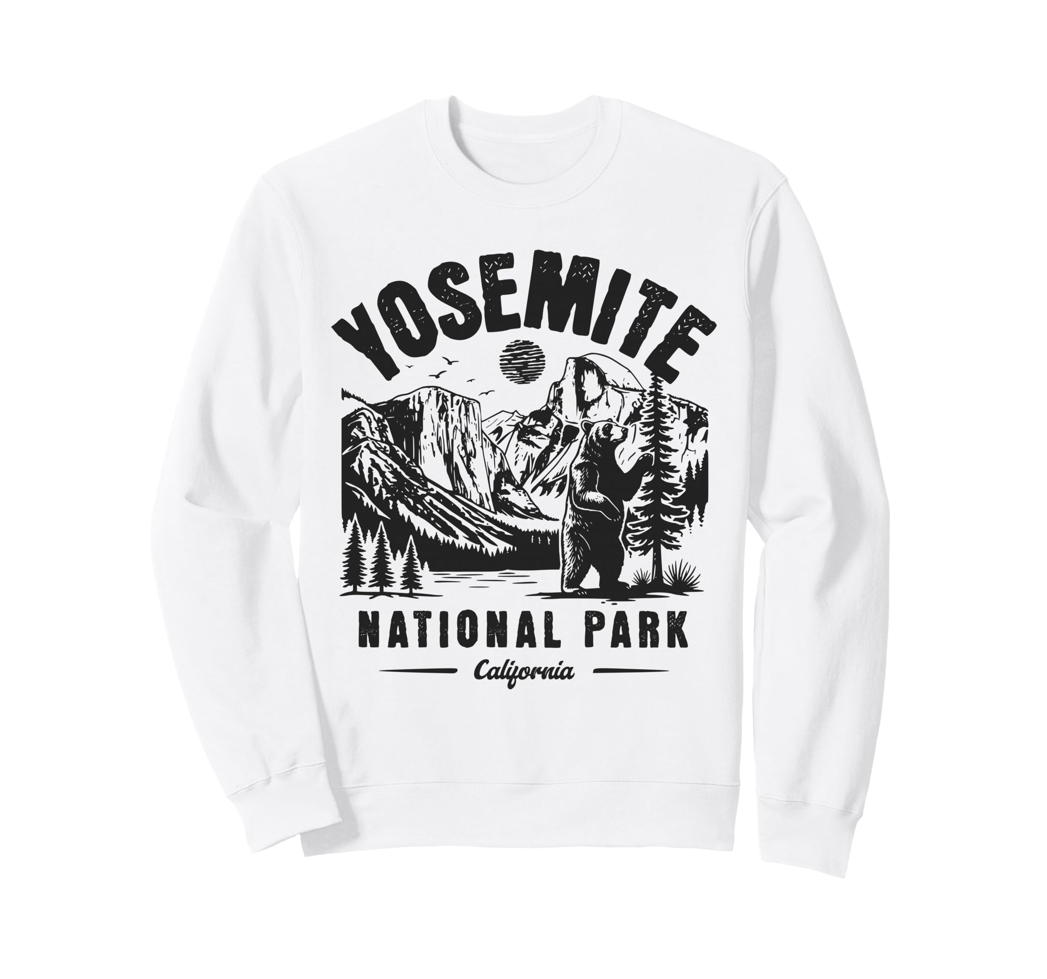 Yosemite National Park Caliornia Sweatshirt - Casual Everyday Wear Unisex - T-Shirt, Sweatshirt, Hoodie