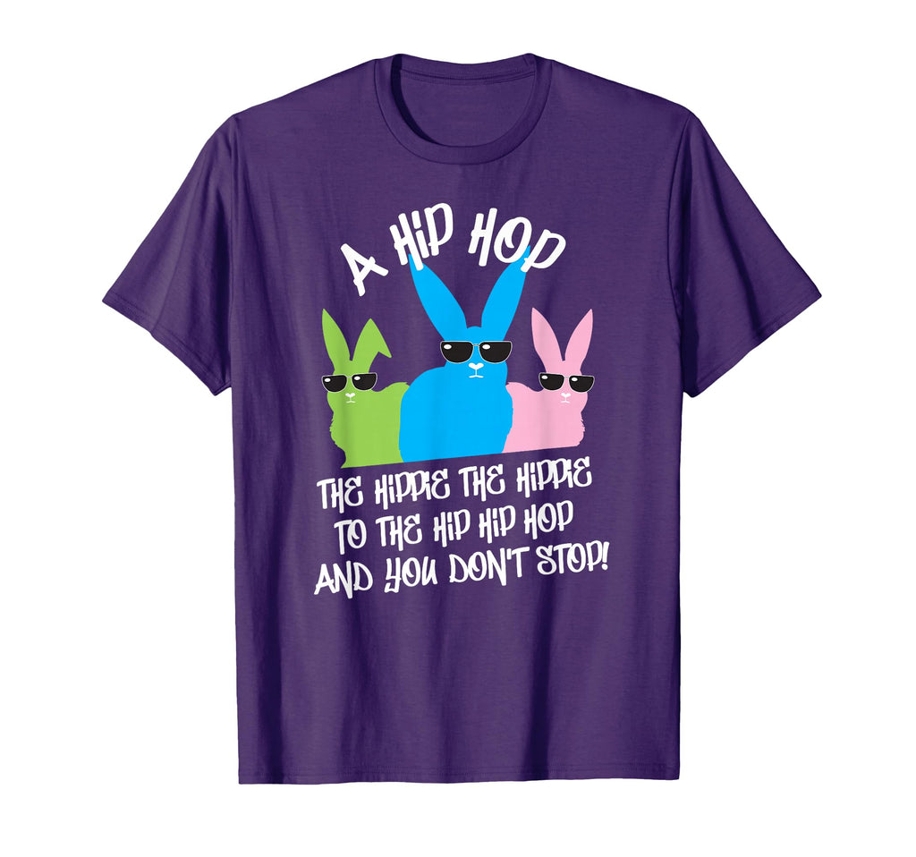 Hip Hop Easter Bunny Old School Hip Hop T-Shirt - Graphic Print for Adults - T-Shirt, Sweatshirt, Hoodie