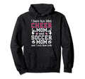 Cheer And Soccer Mom Soccer Player Hoodie - Fun Novelty Design Men Women - T-Shirt, Sweatshirt, Hoodie
