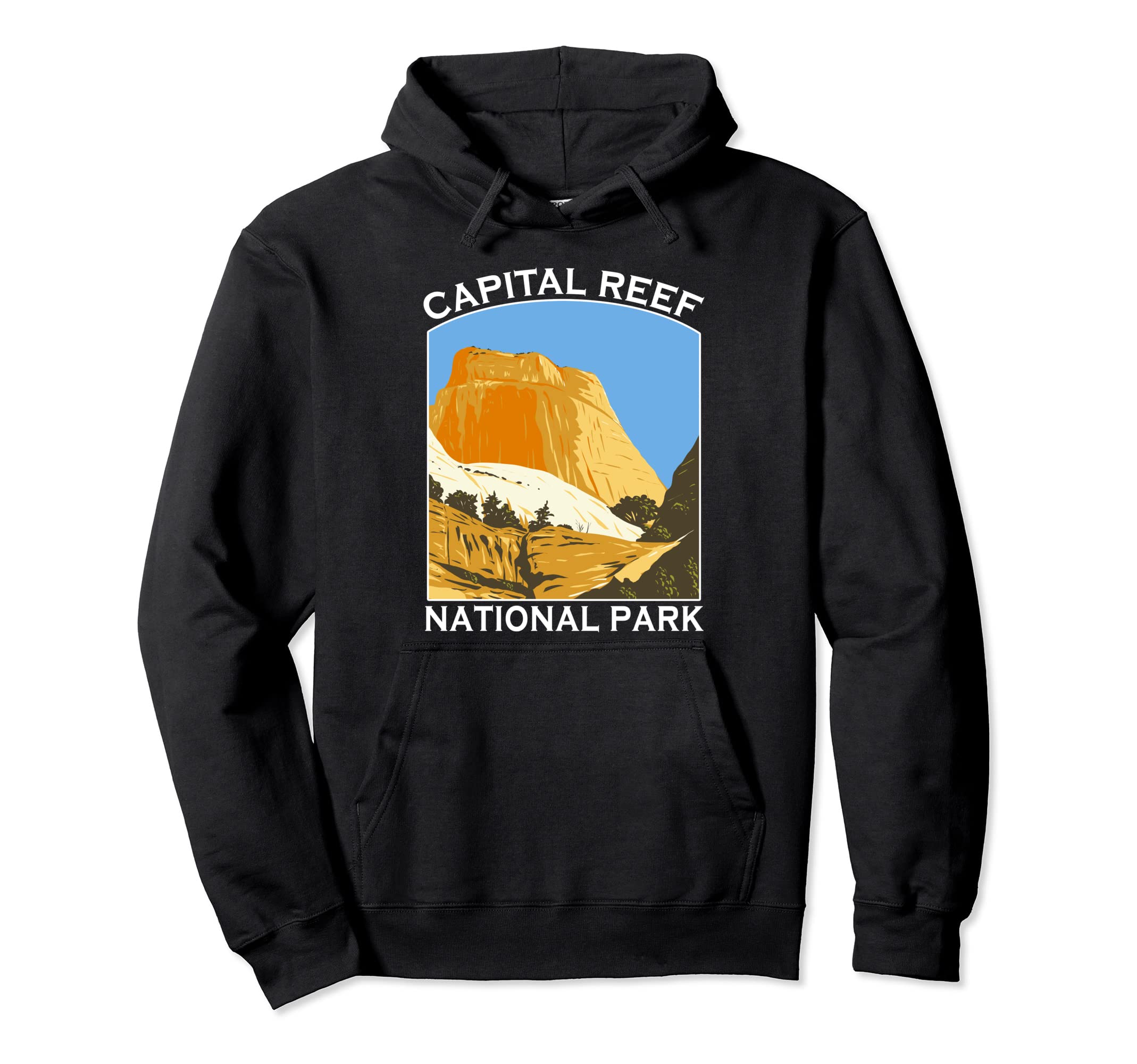 Capitol Reef National Park Utah Hoodie - Custom Art Print Men Women - T-Shirt, Sweatshirt, Hoodie