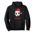 Soccer Santas Favorite Goalkeeper Goalie Hoodie - Aesthetic Graphic Unisex - T-Shirt, Sweatshirt, Hoodie