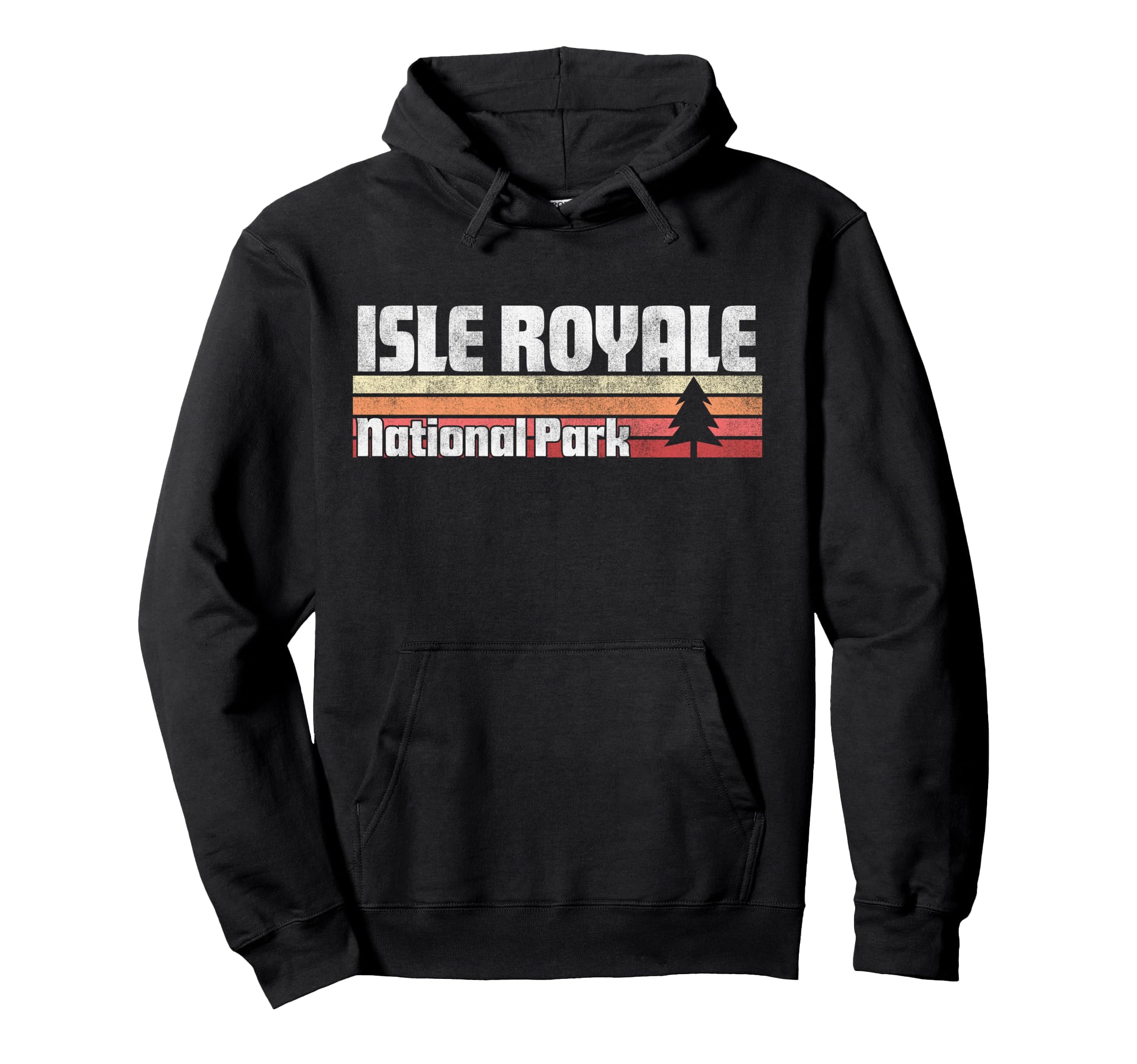 Isle Royale National Park 70S 80S 90S Hoodie - Aesthetic Graphic Unisex - T-Shirt, Sweatshirt, Hoodie