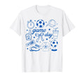 Preppy Game Day Soccer Mom Streetwear T-Shirt - Custom Art Print Unisex - T-Shirt, Sweatshirt, Hoodie