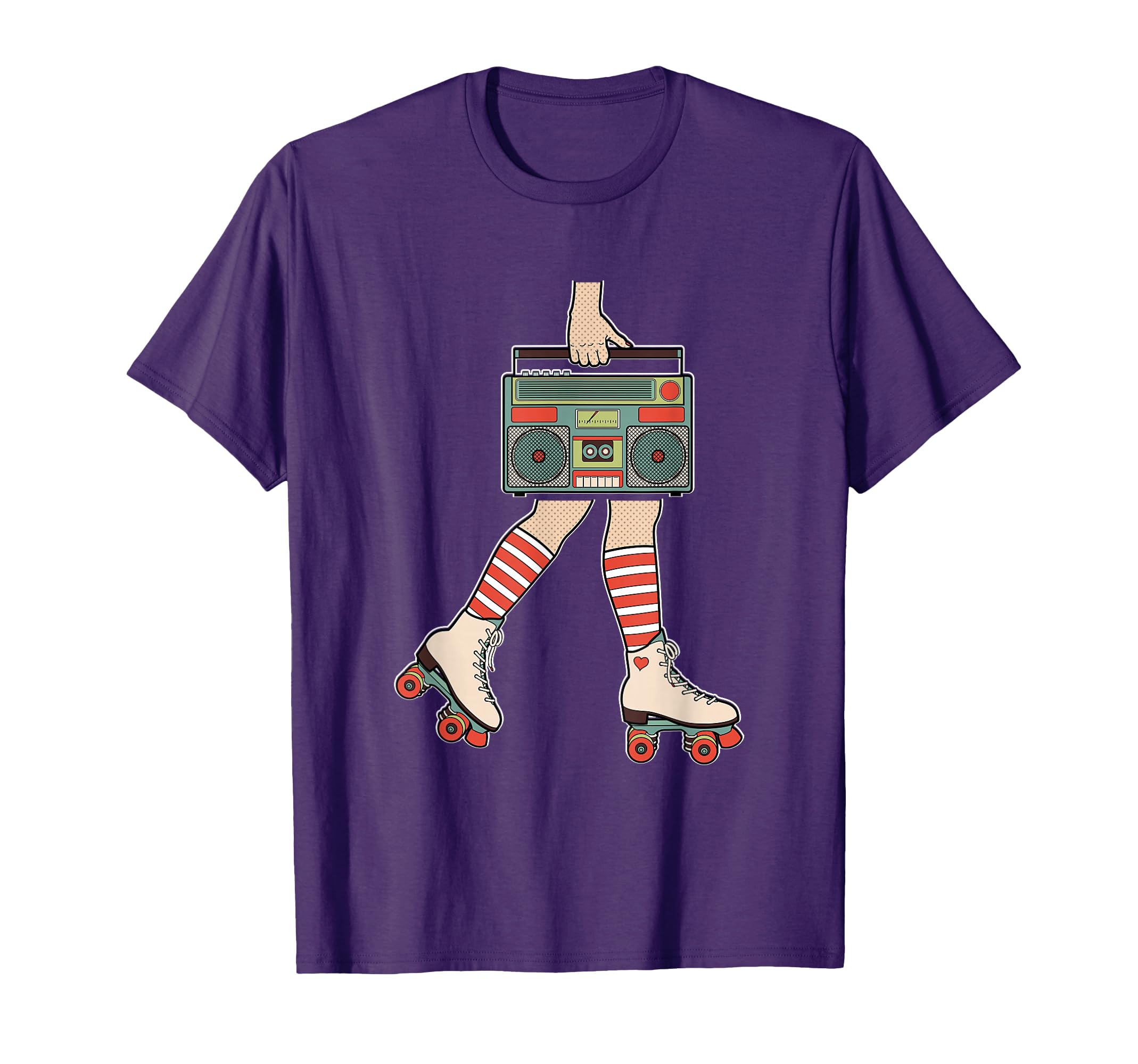 80S Rollerskates Roller Skating Disco T-Shirt - Aesthetic Graphic Unisex - T-Shirt, Sweatshirt, Hoodie
