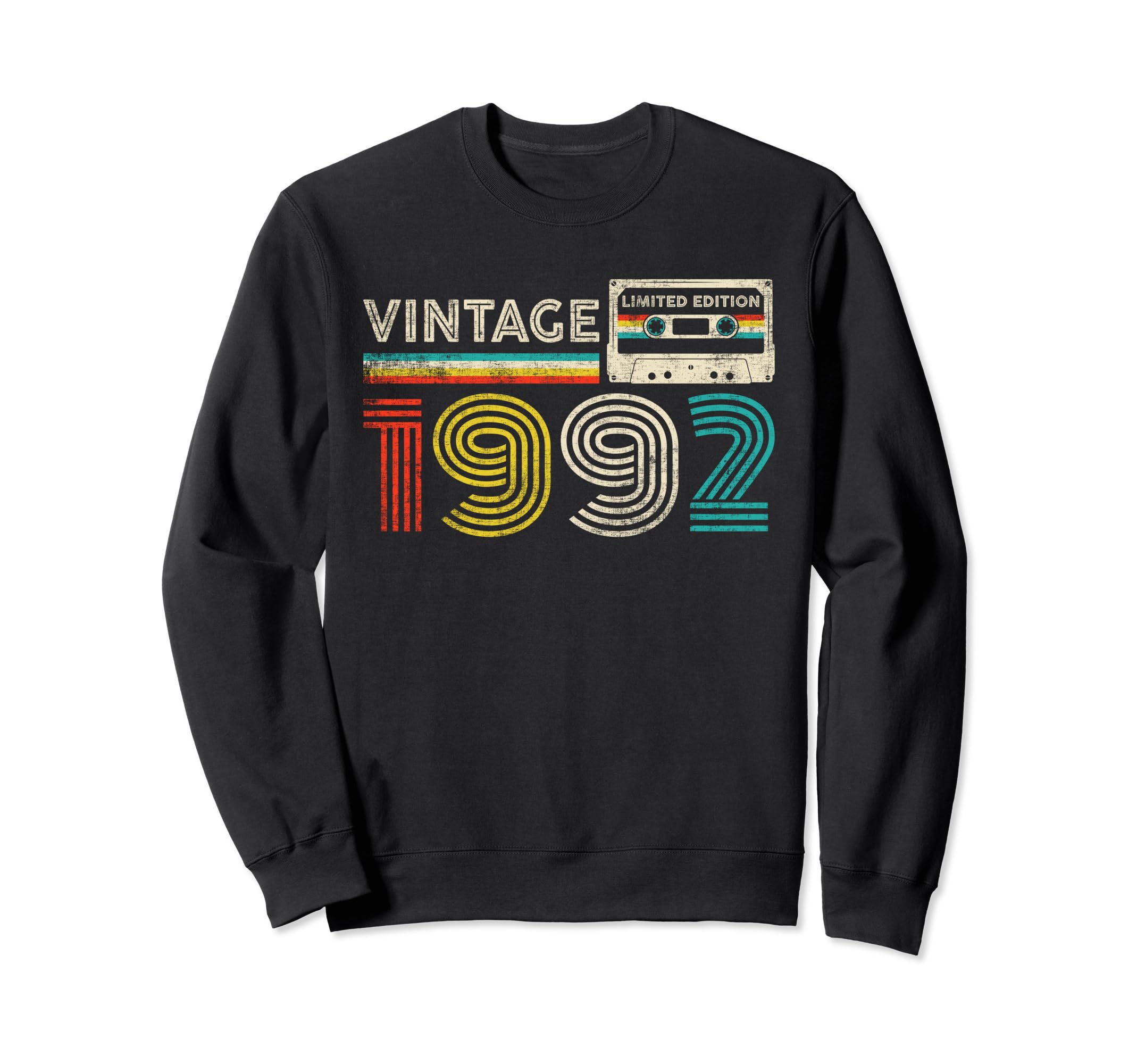 1992 Birthday 1992 Cassette Tape Sweatshirt - Trendy Graphic Men Women - T-Shirt, Sweatshirt, Hoodie